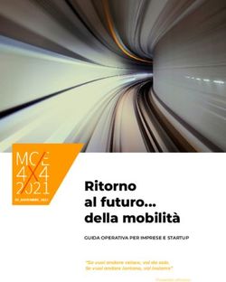 Ritorno al futuro... della mobilità - GUIDA OPERATIVA PER IMPRESE E STARTUP "Se vuoi andare veloce, vai da solo. Se vuoi andare lontano, vai ...