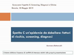 Epatite C un'epidemia da debellare: fattori di rischio, screening, diagnosi