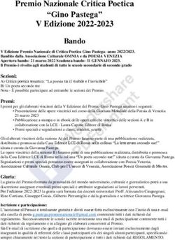 Premio Nazionale Critica Poetica "Gino Pastega" V Edizione 2022-2023