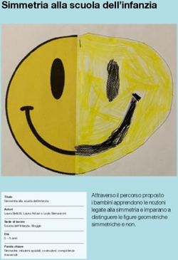 Simmetria alla scuola dell'infanzia - Matematicando