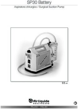 SP30 Battery Aspiratore chirurgico / Surgical Suction Pump - ITALIANO ENGLISH - VitalAire