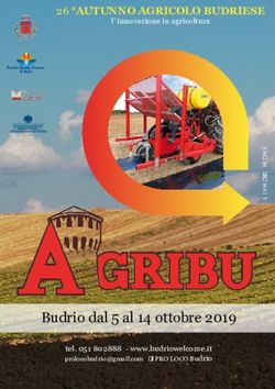 Budrio dal 5 al 14 ottobre 2019 - 26 AUTUNNO AGRICOLO BUDRIESE l' innovazione in agricoltura - Budrio Welcome