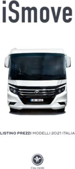 ISmove - LISTINO PREZZI MODELLI 2021 ITALIA - Niesmann & Bischoff