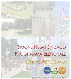 SIMONE NEGRI SINDACO PROGRAMMA ELETTORALE SEMPRE PI&Ugrave; CESANO - ELEZIONI AMMINISTRATIVE 26 MAGGIO 2019 - Cesano Boscone
