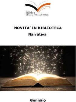 NOVITA' IN BIBLIOTECA - Narrativa - Gennaio - Biblioteca ...