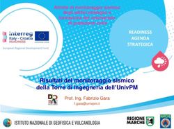 Risultati del monitoraggio sismico della Torre di Ingegneria dell'UnivPM - Attivit&agrave; di monitoraggio sismico degli edifici strategici e formazione ...
