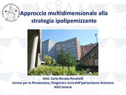 Approccio multidimensionale alla strategia ipolipemizzante - Dott. Carlo Renato Pondrelli Centro per la Prevenzione, Diagnosi e Cura ...