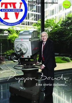 Pippo Baudo Una storia italiana - RadiocorriereTv SETTIMANALE DELLA RAI RADIOTELEVISIONE ITALIANA