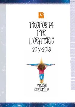 PROPOSTA L,ORATORIO 2017-2018 - PER - Chiesa di Milano