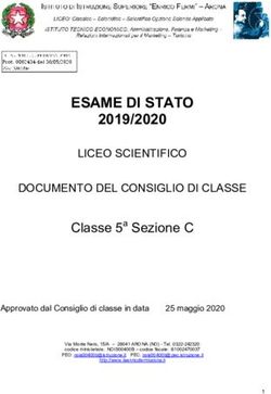 ESAME DI STATO 2019/2020 - LICEO SCIENTIFICO DOCUMENTO DEL CONSIGLIO DI CLASSE