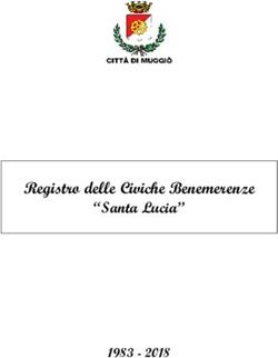 Registro delle Civiche Benemerenze "Santa Lucia" 1983 - 2018 - Municipium