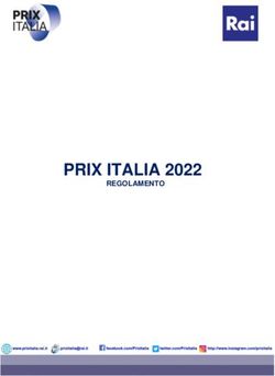 PRIX ITALIA 2022 REGOLAMENTO - Rai