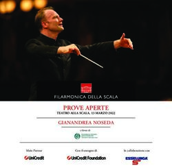 PROVE APERTE GIANANDREA NOSEDA - TEATRO ALLA SCALA, 13 MARZO 2022