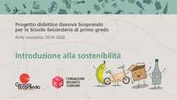 Introduzione alla sostenibilit&agrave; - Progetto didattico Genova Scoprendo per la Scuola Secondaria di primo grado - Fondazione Edoardo Garrone