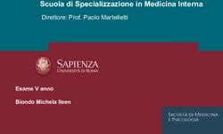 Scuola di Specializzazione in Medicina Interna - Direttore: Prof. Paolo Martelletti