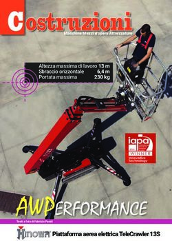 AWPERFORMANCE Piattaforma aerea elettrica TeleCrawler 13S