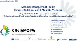 Mobility Management Toolkit Strumenti di base per il Mobility Manager - Garda Uno