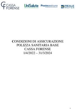 CONDIZIONI DI ASSICURAZIONE - POLIZZA SANITARIA BASE CASSA FORENSE 1/4/2022 31/3/2024
