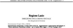Regione Lazio DIREZIONE INCLUSIONE SOCIALE - Welforum.it