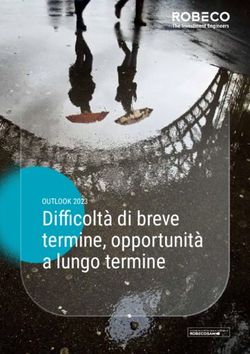 Difficoltà di breve termine, opportunità a lungo termine - OUTLOOK 2023 - Robeco