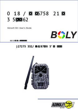 MANUALE DI ISTRUZIONI PER L'USO - FOTOTRAPPOLA SCOUT GUARD BG636 Adinolfi Srl-User's Guide