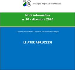 LE ATER ABRUZZESI Nota informativa n. 10 - dicembre 2020 - Consiglio Regionale dell'Abruzzo - dicembre 2020 LE ATER ABRUZZESI