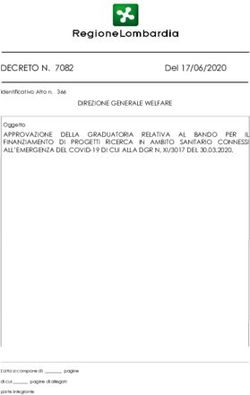 DECRETO N. 7082 - Regione Lombardia