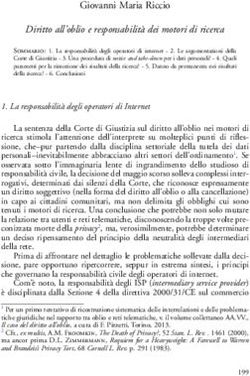 Giovanni Maria Riccio - Diritto all'oblio e responsabilità dei motori di ricerca