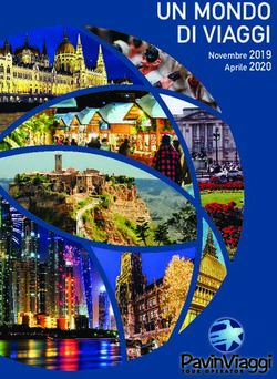 UN MONDO DI VIAGGI Novembre 2019 Aprile 2020 - Pavin Viaggi