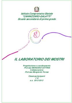 IL LABORATORIO DEI MOSTRI - "CANNIZZARO-GALATTI" Istituto Comprensivo Statale Scuola secondaria di primo grado