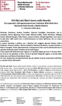 Più libri più liberi torna nella Nuvola - 511 espositori, 650 appuntamenti per l'edizione 2018 della Fiera Nazionale della Piccola e Media ...