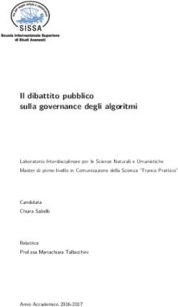Il dibattito pubblico sulla governance degli algoritmi - IRIS ...