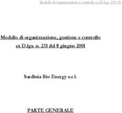 PARTE GENERALE Modello di organizzazione, gestione e controllo ex D.lgs. n. 231 del 8 giugno 2001 Sardinia Bio Energy s.r.l - Modello di ...