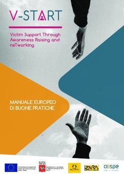 V-ST RT - MANUALE EUROPEO DI BUONE PRATICHE - Victim Support Through Awareness Raising and neTworking - VSTART - Victim Support Through ...