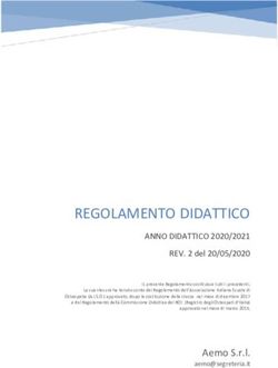REGOLAMENTO DIDATTICO - AEMO Osteopatia
