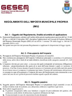 REGOLAMENTO DELL'IMPOSTA MUNICIPALE PROPRIA (IMU)