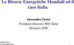 Le Risorse Energetiche Mondiali ed il caso Italia - Alessandro Clerici Presidente Onorario WEC Italia