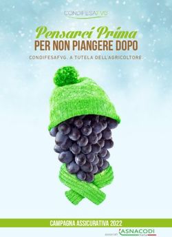 Pensarci Prima PER NON PIANGERE DOPO - CAMPAGNA ASSICURATIVA 2022 - Condifesa