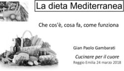 La dieta Mediterranea - Che cos'è, cosa fa, come funziona Cucinare per il cuore