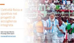 L'attivit&agrave; fisica e sportiva nei progetti di accoglienza integrata - Dott. Giorgio Merola Psicologo dello Sport