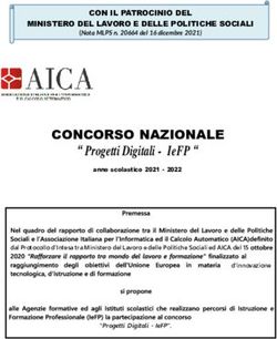 CONCORSO NAZIONALE " PROGETTI DIGITALI - IEFP " - FORMAZIONE LAVORO REGIONE EMILIA ...
