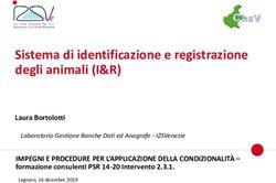 Sistema di identificazione e registrazione degli animali (I&R) - Veneto Agricoltura