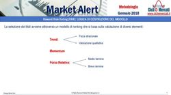 Market Alert - Cicli e Mercati
