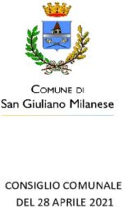 CONSIGLIO COMUNALE DEL 28 APRILE 2021 - Comune di San Giuliano Milanese
