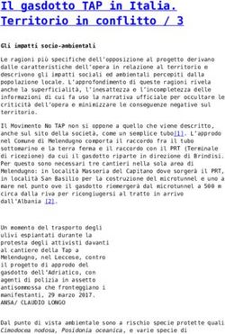 Il gasdotto TAP in Italia. Territorio in conflitto / 3 - perUnaltracitt&agrave;