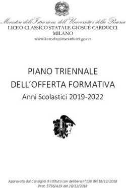PIANO TRIENNALE DELL'OFFERTA FORMATIVA - Anni Scolastici 2019-2022 - Liceo Classico ...