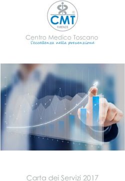 CMT - Carta dei Servizi 2017 - Centro Medico Toscano - Bnl