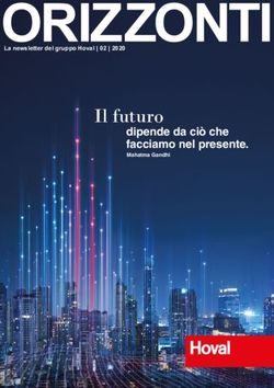 ORIZZONTI Il futuro dipende da ci&ograve; che facciamo nel presente - Hoval