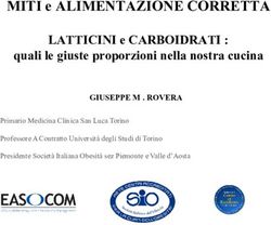 MITI e ALIMENTAZIONE CORRETTA - LATTICINI e CARBOIDRATI : Associazione Educazione ...