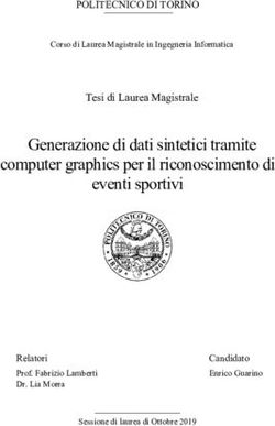 Generazione di dati sintetici tramite computer graphics per il riconoscimento di eventi sportivi - Webthesis